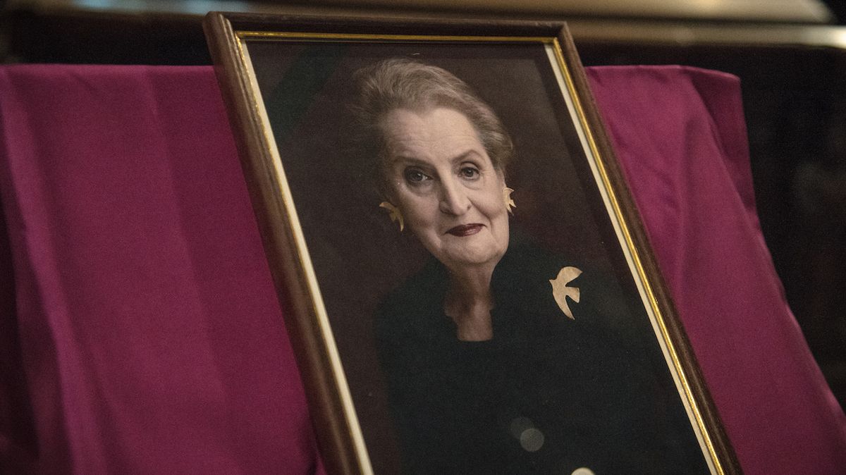 FOTO: Zádušní mše za Madeleine Albrightovou
